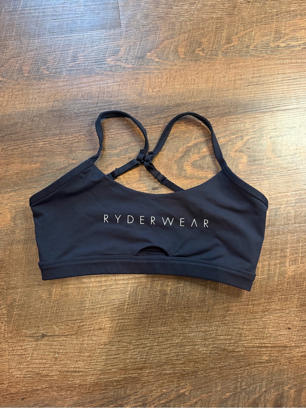 Ryderwear Black Strappy Sports Bra